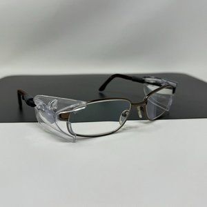 3M Safety Frame Hog - Brown  55-17-125 Metal Full Rim Eyeglasses Frame